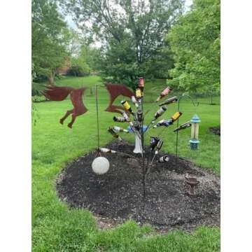 Big Daddy Bottle Tree - Handcrafted Steel Garden Decor | USA