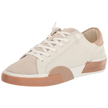 DOLCE VITA Women's Zina Sneaker - Chic White/Tan Design