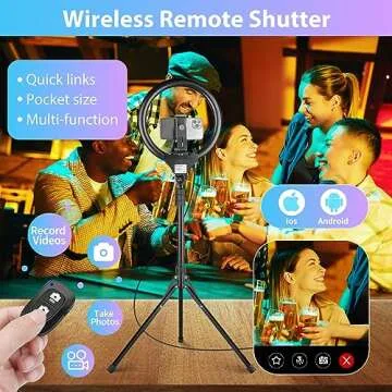 Sensyne 14'' Selfie Ring Light with Tripod for Perfect Photos