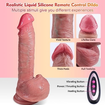 Thrusting Dildo Vibrator for Ultimate Pleasure