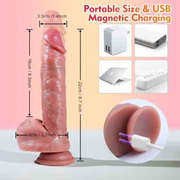 Thrusting Dildo Vibrator for Ultimate Pleasure