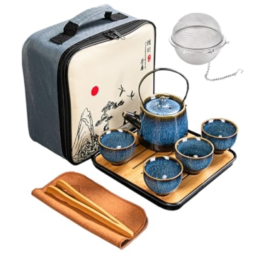 Portable Chinese/Japanese Tea Set for All Occasions