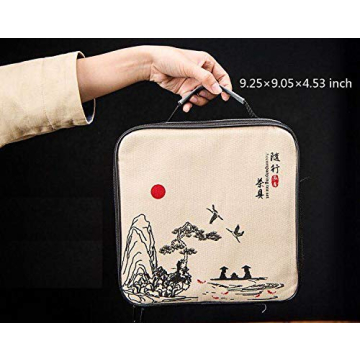 Portable Chinese and Japanese Tea Set for Tea Lovers