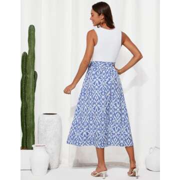 Grace Karin Summer Floral A-Line Dress for Women