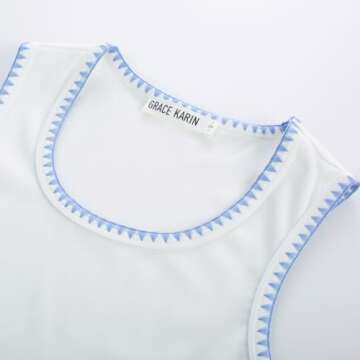 Grace Karin Summer Floral A-Line Dress for Women