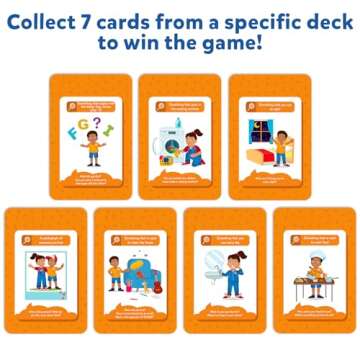 Skillmatics Scavenger Hunt Card Game - Found It 5 in 1 Megapack, Fun Family Game, 140 Cards, Search and Find, Learning & Travel Toy, Gifts for Kids, Boys, Girls, Ages 4, 5, 6, 7