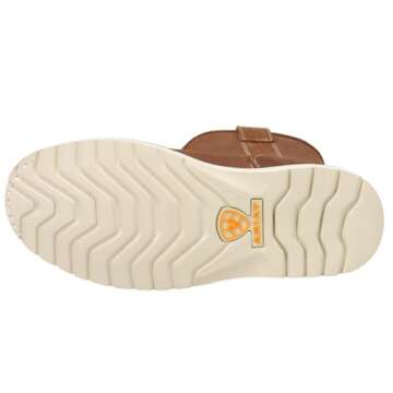 ARIAT BMVY9 Mens Rebar Wedge Orgullo Mexicano Waterproof Work Boot Aged Honey 14 Wide