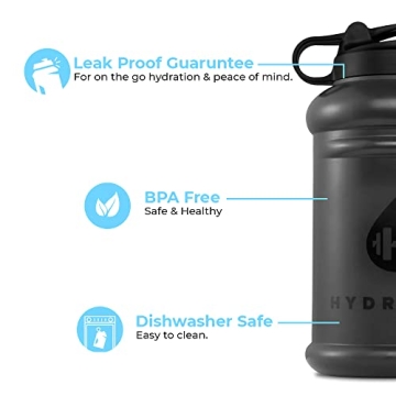 HydroJug 73oz Water Bottle - Leakproof & Portable Hydration