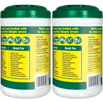 Simple Green Heavy-Duty Cleaning Towels for All Purposes