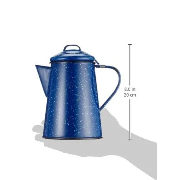 GSI Outdoors Enamel Coffee Pot - Ideal for Camping & Home