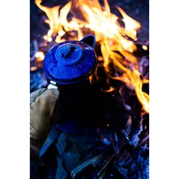GSI Outdoors Enamel Coffee Pot - Ideal for Camping & Home