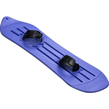 Slippery Racer Kids Snowboard with Bindings for Beginners-Purple