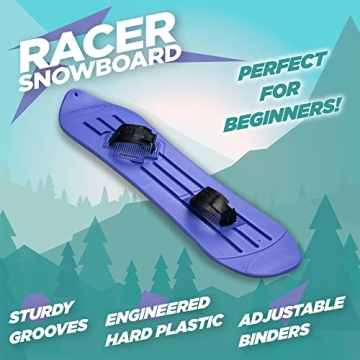 Slippery Racer Kids Snowboard - Perfect for Beginners!
