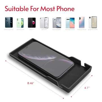 Phone Holder Compatible with Peloton Bike & Bike Plus Accessories, Original Design Cell Phone Tray, ...