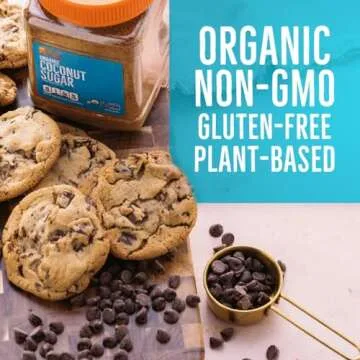 BetterBody Foods Organic Coconut Sugar, Gluten-Free, Non-GMO, Low Glycemic Sugar Substitute, 1.5 lbs, 24 Ounce