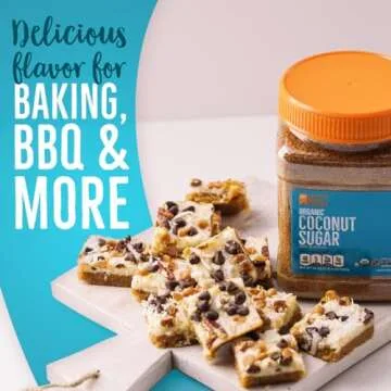 BetterBody Foods Organic Coconut Sugar, Gluten-Free, Non-GMO, Low Glycemic Sugar Substitute, 1.5 lbs, 24 Ounce