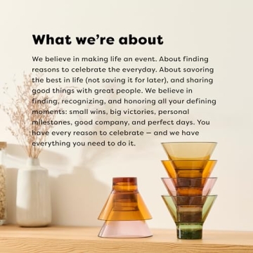 Durable Tossware Reserve Martini Glasses - Unbreakable Set