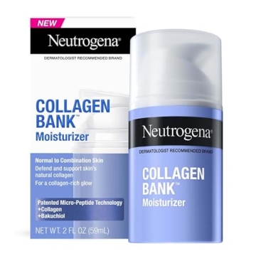 Neutrogena Collagen Bank Face Moisturizer, Lightweight Anti-Aging Cream with Bakuchiol for Healthy, ...