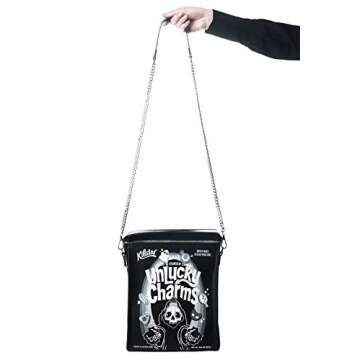 Killstar Unlucky Charms Cereal Grim Reaper Punk Gothic Backpack Purse KSRA001618