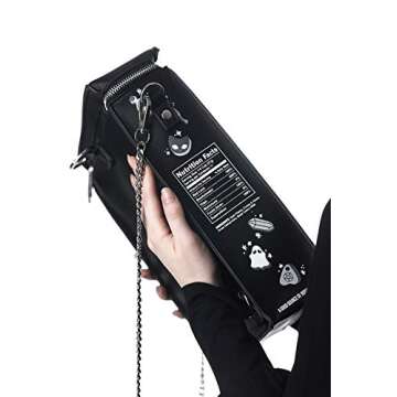 Killstar Unlucky Charms Cereal Grim Reaper Punk Gothic Backpack Purse KSRA001618