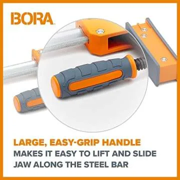 Bora 40" Parallel Clamp Set, 2 Pack of Woodworking Clamps with Rock-Solid, Even Pressure, 571140T