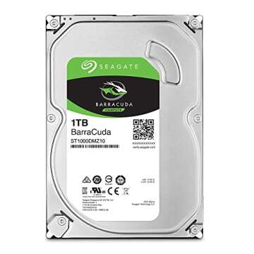 Seagate BarraCuda 1TB HDD - High-Speed Internal Storage