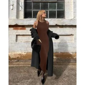 Relety Bodycon Maxi Dress for Women - Elegant & Versatile