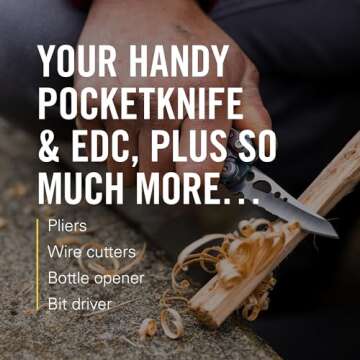 LEATHERMAN, Skeletool, 7-in-1 Lightweight, Minimalist Multi-tool for Everyday Carry (EDC), Home, Garden & Outdoors, Blue