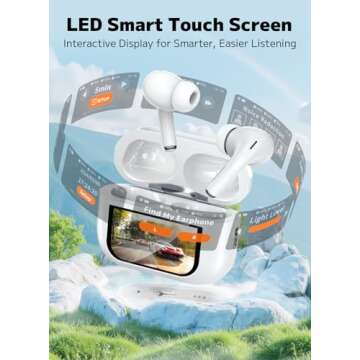 Szwdo Wireless Earbuds - Premium Bluetooth 5.4 Headphones with Touch Control