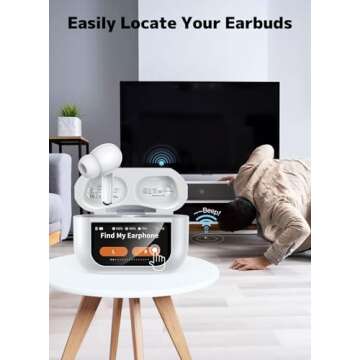 Szwdo Wireless Earbuds - Bluetooth 5.4 with Touch Screen