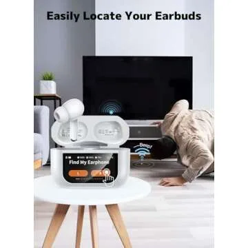 Szwdo Wireless Earbuds - Bluetooth 5.4 with Touch Screen