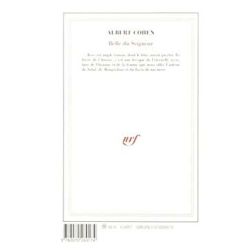 Belle du Seigneur (French Edition)