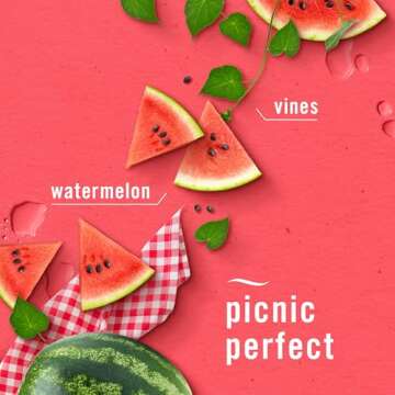 Febreze Small Spaces Air Freshener, Odor-Fighting, Plug In Alternative, for Home and Bathroom and Kitchen, Closet Air Fresheners, Sweet Watermelon Vine & Southern Lilac Mornings Scent, 4 Count