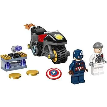 LEGO Marvel Captain America & Hydra Face-Off Building Set - Fun for Kids!