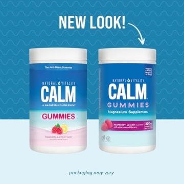 Natural Vitality Calm Magnesium Gummies for Stress Relief