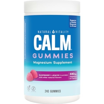 Natural Vitality Calm Magnesium Gummies for Stress Relief