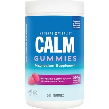 Natural Vitality Calm Magnesium Gummies for Stress Relief