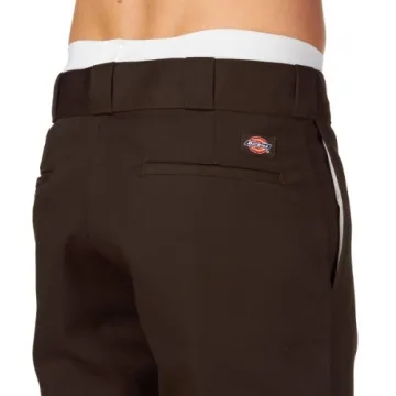 Durable Dickies Men's 874 Work Pants in Dark Brown