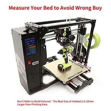 FYSETC 3D Printing Platform 300x300 Build Plate - Double Sided Textured PEI Spring Steel Sheet: Powd...