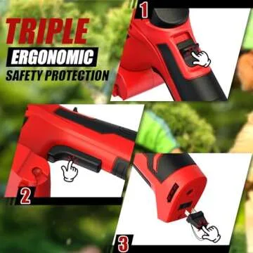 NEU MASTER Cordless Grass Shears, 2-in-1 Hedge Trimmer & Grass Trimmer, 7.2V Electric Hedge Trimmer with Rechargeable 2.0Ah Battery and Charger, Handheld Grass Cutter for Garden Yard Lawn