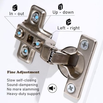 PHI VILLA Portable Kitchen Island with Drop Leaf and Storage