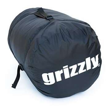 Grizzly by Black Pine 2 Person +25 Degree Canvas Sleeping Bag, Tan