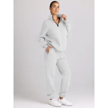 AUTOMET Women's Cozy Fall Two-Piece Sweat Set