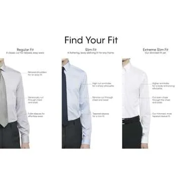 Calvin Klein Men's Dress Shirts Slim Fit Non Iron Solid, Mist, 15.5" Neck 32"-33" Sleeve