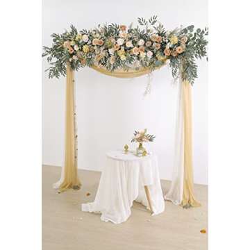 rongflower Artificial Flowers Silk Combo Set for DIY Floral Arrangements