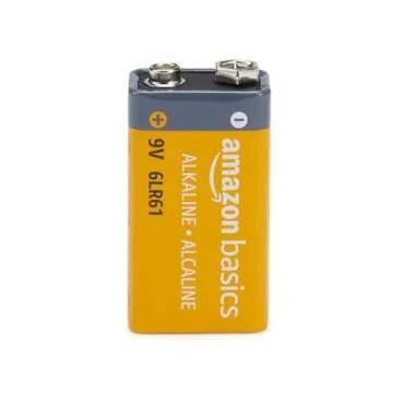 Amazon Basics 24-Pack 9V Alkaline Batteries, 5-Year Shelf Life - for Smoke/CO Detector, Electronics ...