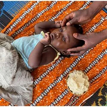 FairTale GHANA Raw African Shea Butter 11 lbs / 5 kg Ethically sourced, Handcrafted, 100% Natural, Wild harvested, Unrefined, Ivory, Plant Based, Vegan