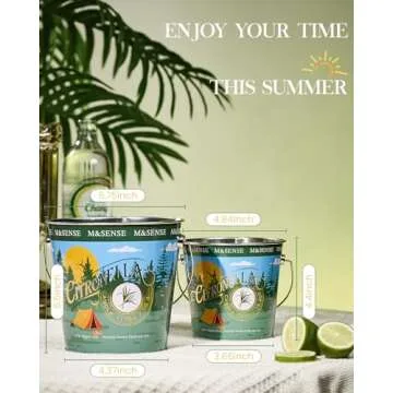 Natural Citronella Candle for Outdoor Use – 110 Hours Burn