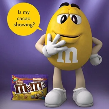 M&M'S Peanut Dark Chocolate Candy Sharing Size 10.1-Ounce Bag