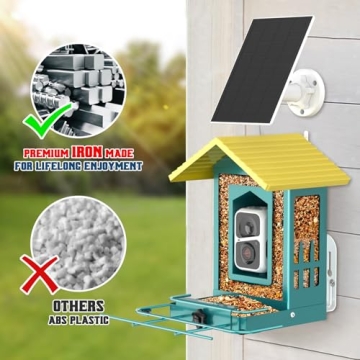 PeckCam® Bird Feeder Camera - 1080P & Solar Powered